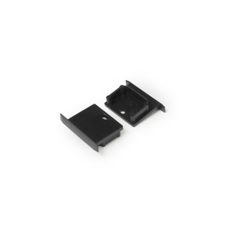 [511147] DIOFLEX endestykke LINEA-IN20 med hul sort 2 stk