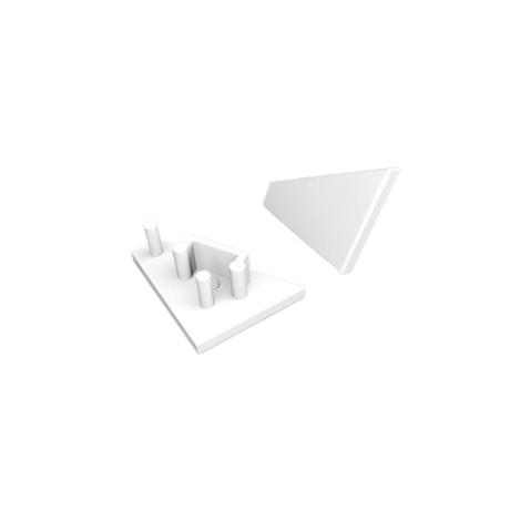 [511153] DIOFLEX endestykke CORNER10 G2 hvid 2 stk