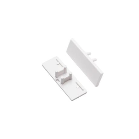 [511179] DIOFLEX endestykke BACK10 hvid 2 stk