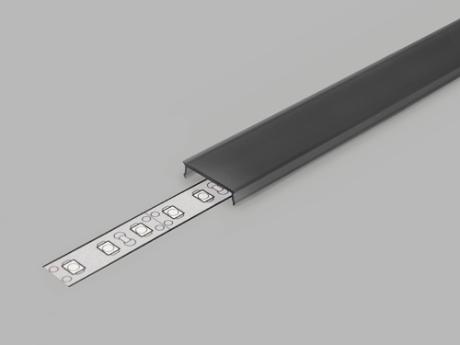 [511434] DIOFLEX afdækning C3 sort f/alu profil 1m