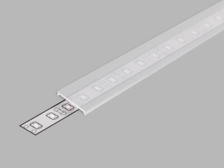 [511480] DIOFLEX afdækning C3 opal f/alu profil 1m