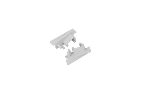 [511542] DIOFLEX endstykke DIAGONAL10 m/hul grå 2 stk.