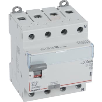 [3922401506] DX3 RCCB fejlstrømsafbryder 40A 4pol 300mA type-A-S 4M 10KA