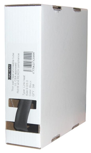 [633022] Krympeflex æske - LINK 25,4/12,7mm 3m u. lim  sort