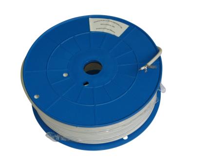 [653491] Antenneledning 7mm hvid 100 m dobbeltskærmet