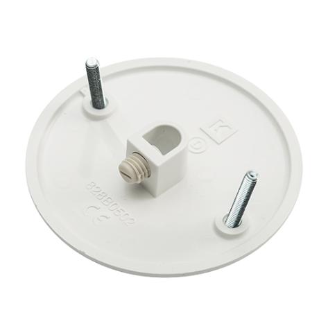 [653731] Udløbsdæksel VNU hvid m/aflastning