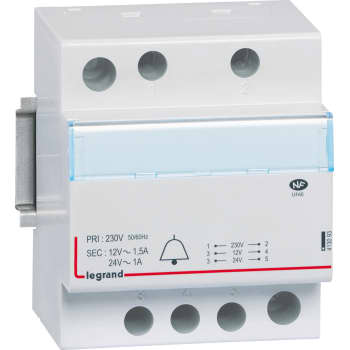 [3962100511] Ringetrafo 24V/12V AC 24-18VA 4M