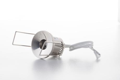 [751832] Stjernespot G4 blank børstet stål