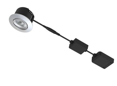 [768009] DIOSPOT 50 supreme stål rund 7W 930 571lm 38