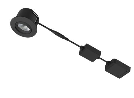 [768015] DIOSPOT 50 supreme sort rund 7W 930 571lm 38