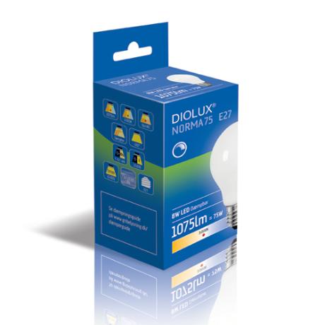 [784238] DIOLUX NORMA100 12W 930 E27 1521lm dæmpbar