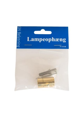 [791008] Ledningsophæng m/aflastn. messing