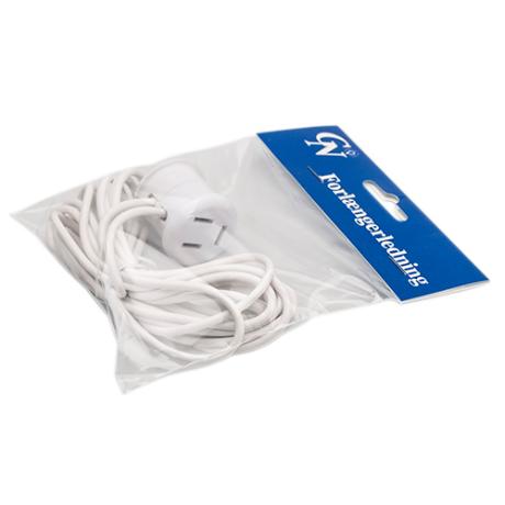 [793463] Telefon forlængerledning 3m hvid GN-pak