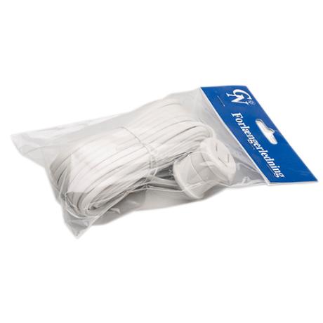 [793466] Telefon forlængerledning 15m hvid GN-pak