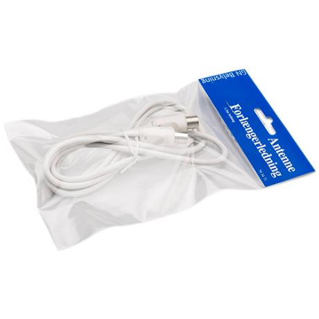 [793471] Antenne forlængerledning 1,5m Hvid GN-pak