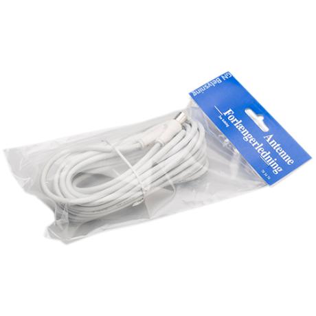 [793474] Antenne forlængerledning 5m hvid GN-pak