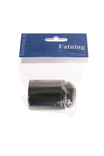 [793509] Normalfatning u/reces E27 sort GN-pak