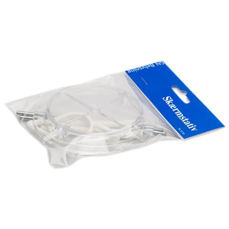 [793591] Skærmstativ plast 34mm hvid GN-pak