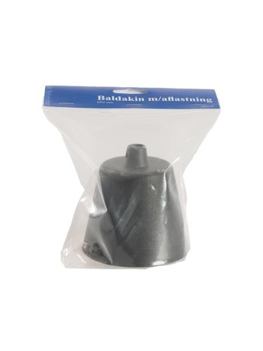 [793609] Baldakin m/aflastning Ø92mm sort