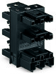 [0421990566] 5-vejs afgreningsblok 3-polet sort