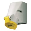 [1515106582] CEE vægudtag 3 polet 16A 110V IP44 100 M20