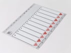 [5702642305] Plastregister Q-Line A4 1-10