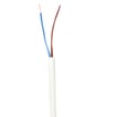 [7800118020] Plastkappeledning H03 VV-F 2X0,75 Hvid R100