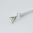 [7832100650] 3G0,75 T70 textil hvid 25m