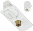 [7842257438] 1-faset pendeladapter nordisk hvid