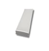 [7848991507] Alu profil 12 hvid med opal cover - 2500mm påbygningsprofil