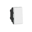 [8717400568] Mosaic 1 polet afbryder med fjeder 6A 1M hvid