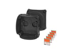 [8821104297] Forgreningsdåse 0,14-2,5 mm2 Cu 3~ 84x84x55 mm - Sort