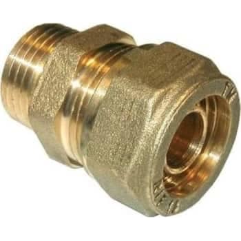 [045160866] Pex Overgangsnippel 15 x 3/8" t=2,5mm  VA/GDV