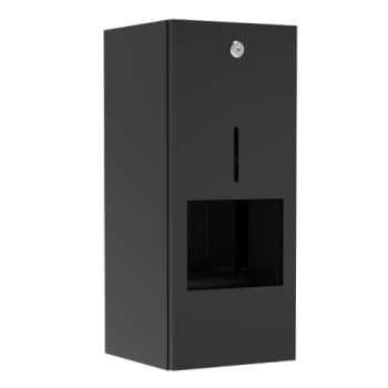 [776130231] Toiletpapirholder 1 rulle + 1 reserverulle, mat sort