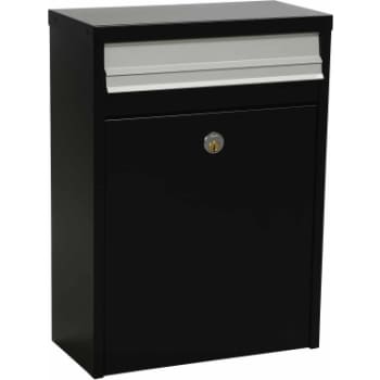 [881099041] MEFA postkasse piano 350 m/lås, sort, 475 x 345 x 175 mm