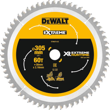 [881315781] DEWALT rundsavklinger til akkusave, Ø305/30 mm, 60 td.