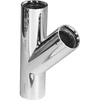 [752003033] Grenrør 45° forkromet Purus Ø 32 mm indstik PP