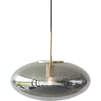 [6641103409] Hübsch reflect pendel  ellipse grå