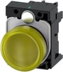 [7818230573] Signallampe 22 mm rund plastik gul