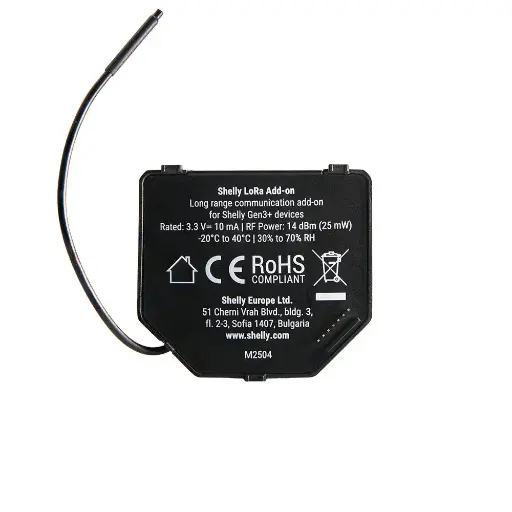 [7822623655] Shelly LoRa Add-on (2-pak) - Langdistance kommunikationsmodul