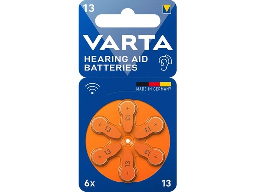 [H64351] Batteri til høreapparat - PR48/13 (6 stk.)