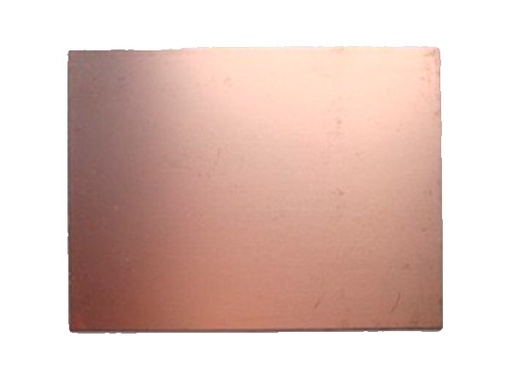 [H33940] Glasfiber printplade - FR4, Enkeltsidet kobber (10x15cm)