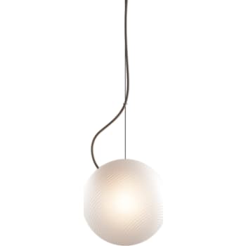 [6641103548] Bright Ripple pendel creme kabel