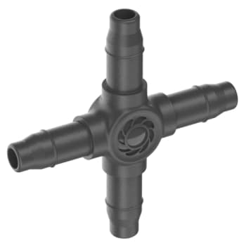 [881226883] Gardena 4-vejsstykke 4,6mm (3/16")