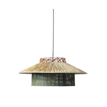 [6642001348] Jore Copenhagens loftlampe Kyoto grøn 58x24 cm