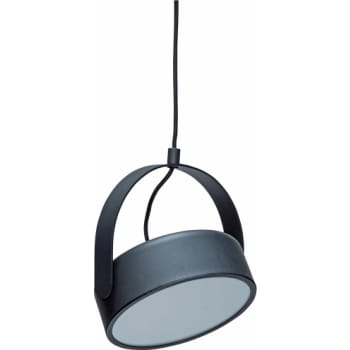 [6642001490] Hübsch stage loftlampe sort