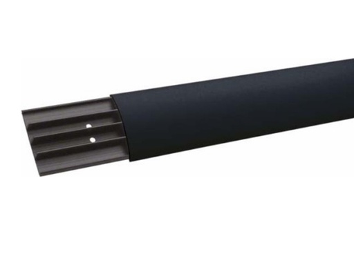 [7936080757] Gulv-kabelkanal - 75x17mm, Sort plast (2m)