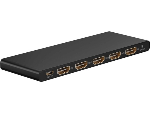 [H64336] HDMI 2.0 splitter - 1 ind til 4 ud, 4K/60Hz, HDCP
