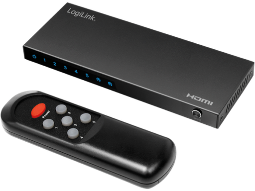 [H63203] HDMI switch - 5 ind til 1 ud, 4K/60Hz, HDCP/HDR