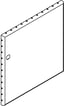 [7812350789] Låge 2X5M FRONTLUK blå